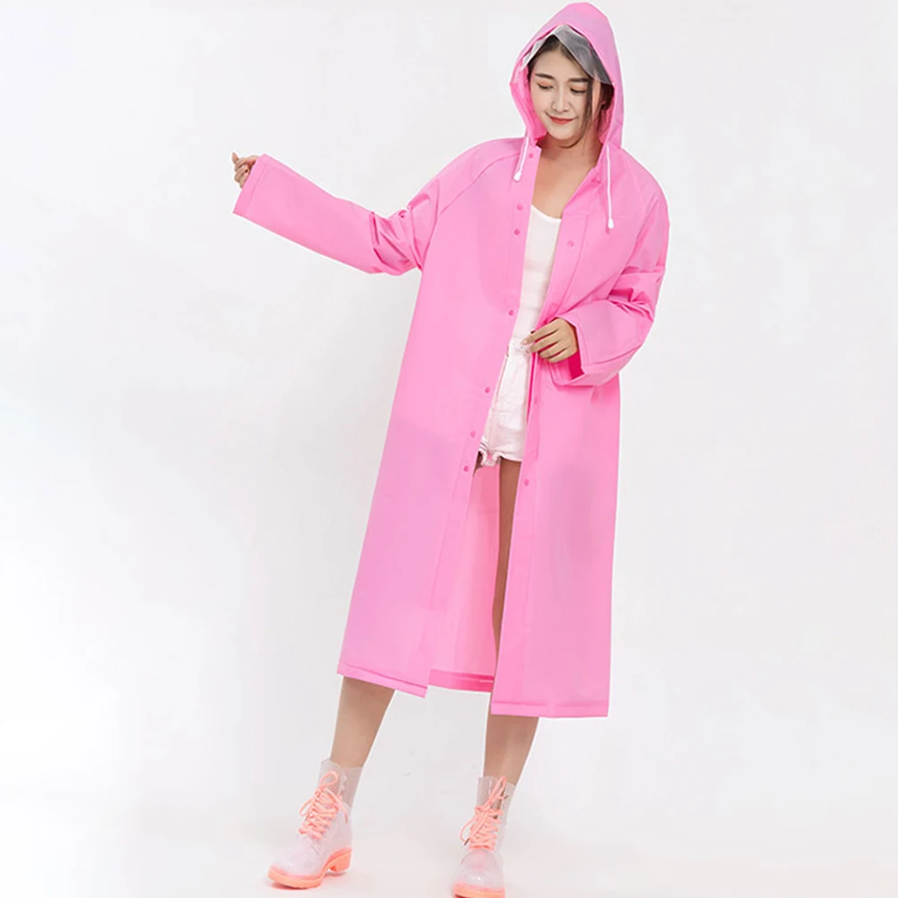 

Long Raincoat Mountaineering Adult with Hood Portable Disposable Climbing Poncho Emergency