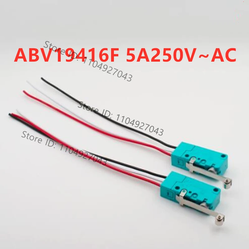 1pcs Waterproof micro-movement ABV19416F 5A250V ~ AC car connector normally open normally closed with roller