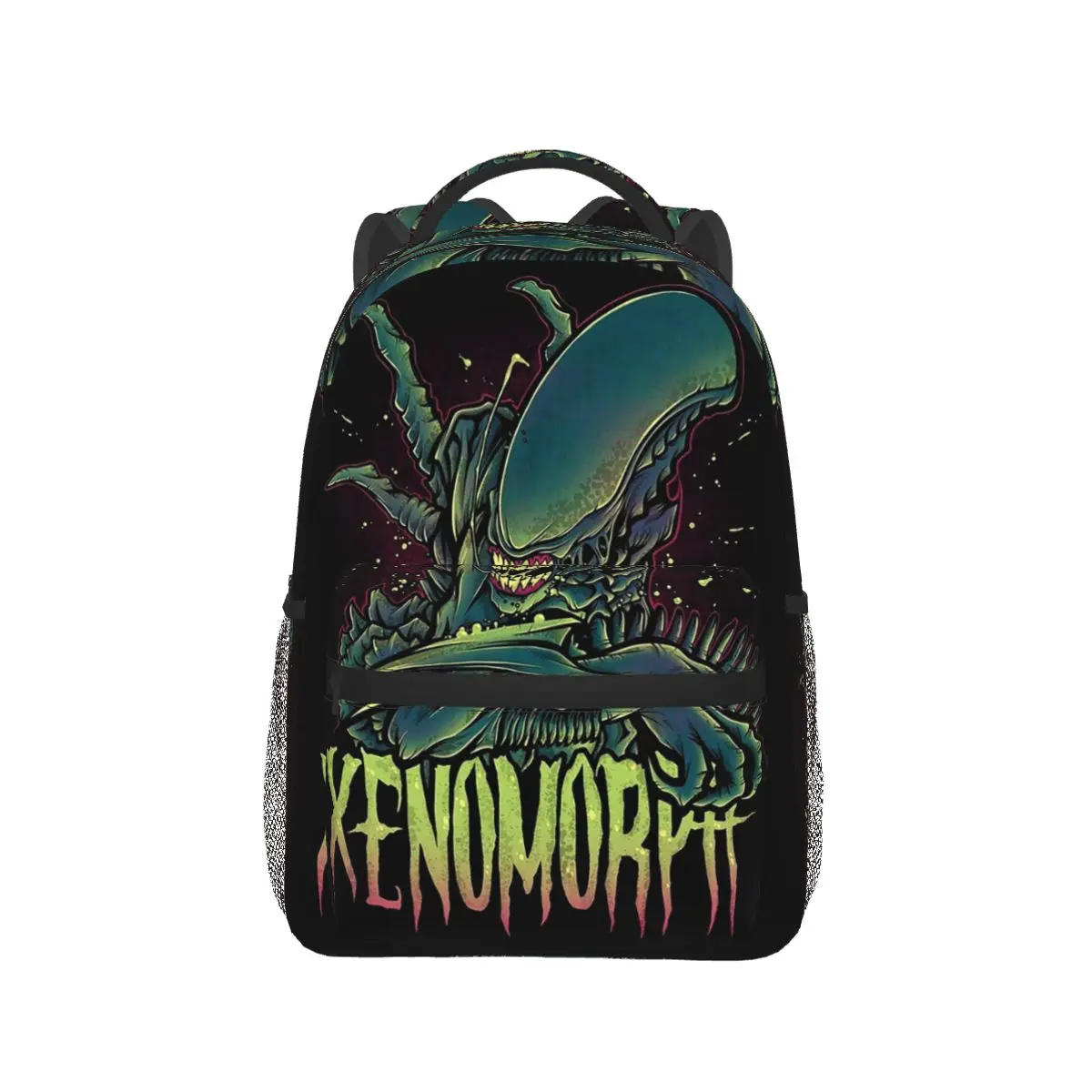 Beware The Xenomorph Backpacks Boys Girls Bookbag Children School Bags Cartoon Laptop Rucksack Shoulder Bag Large Capacity