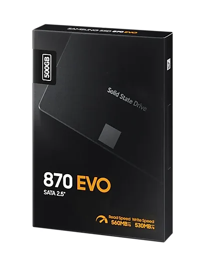 

Portable Internal 870 EVO SATA 2.5 Inch Solid State Drive SSD 500GB SATA Interface Black SSD