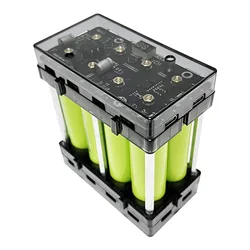 DIY Energy Storage Kit 18650 21700 Battery Holder Case Box Bracket Slot PC Plastic Material Support 6P 8P Splicable No Soldering