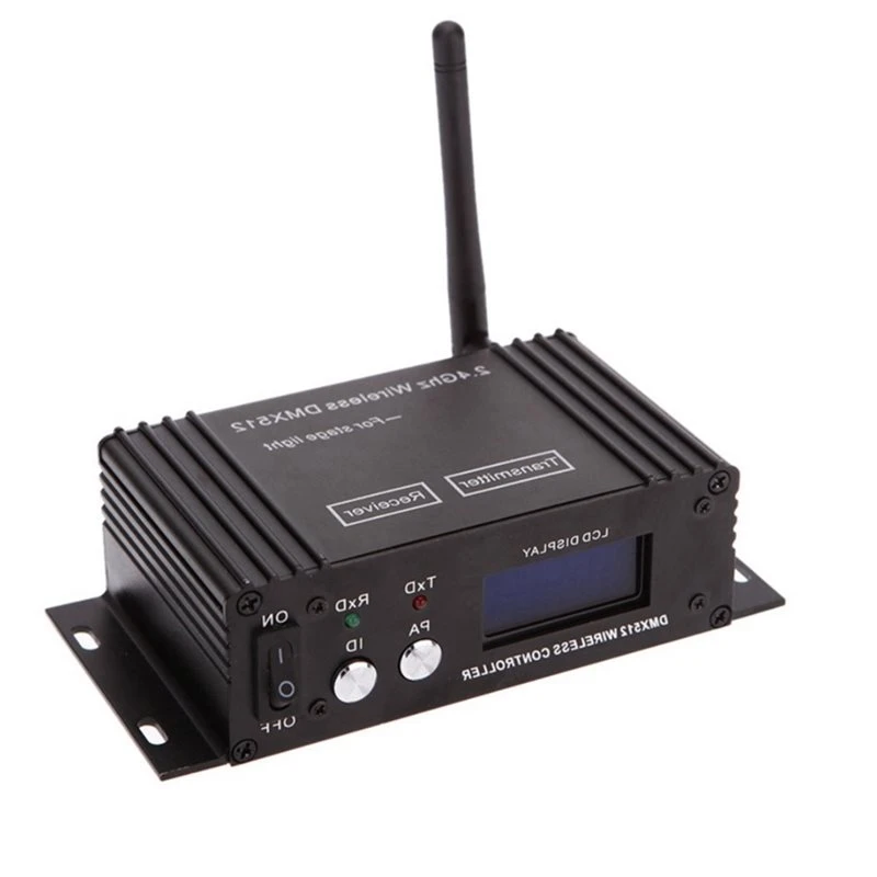 Wireless DMX 512 Transmitter And Receiver 2.4G For Stage Par DJ Disco Moving Head Lights UK Plug DMX512 Controller