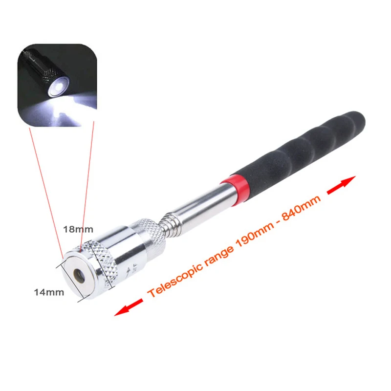 Mini Portable Telescopic Magnetic Magnet Pen Handy Tool Capacity For Picking Up Nut Bolt Extendable Pickup Rod Stick Hand Tools