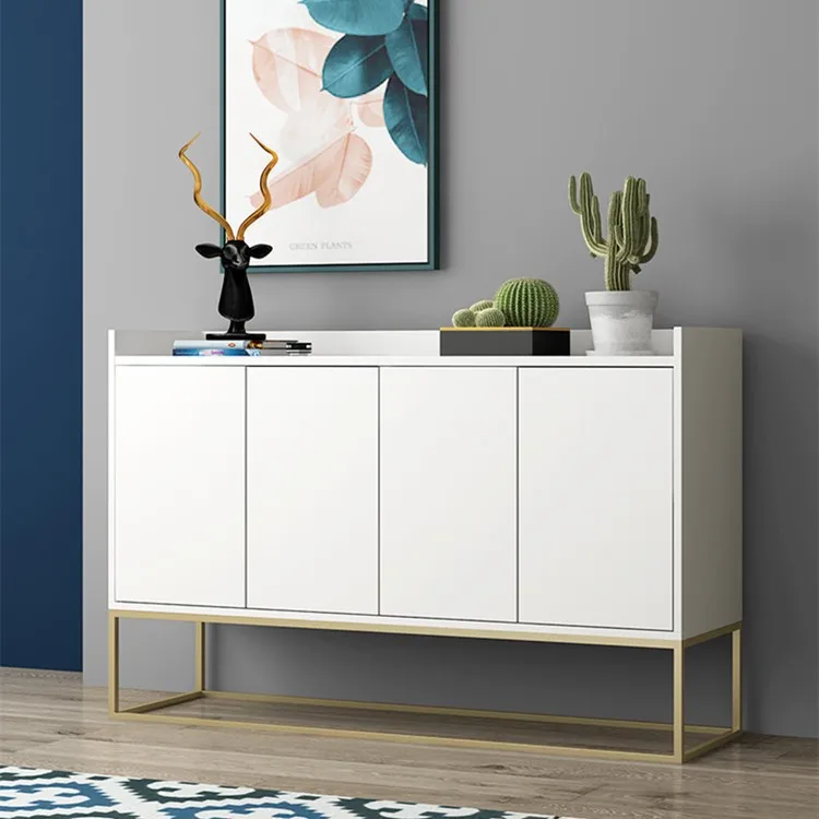 Nordic light luxury dining side cabinet, post-modern simple locker, living room floor cabinet, multi-functional shoe