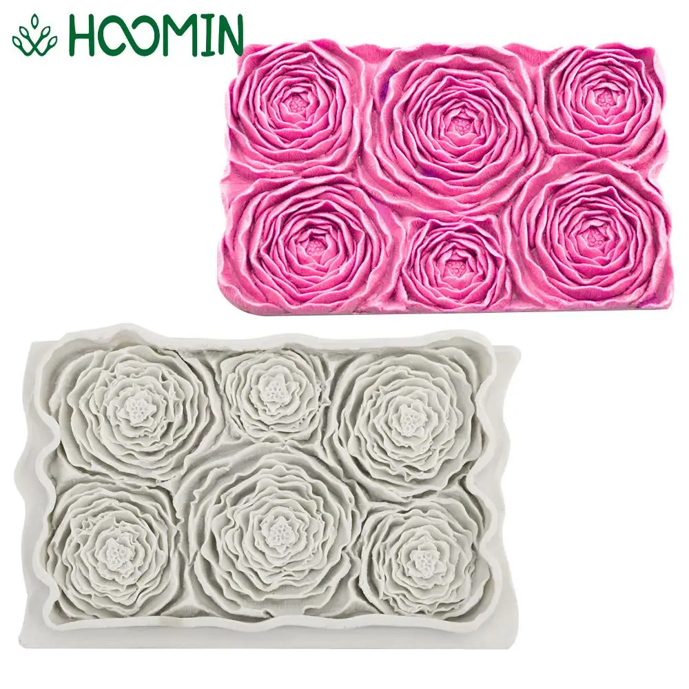 Cake Border Fondant Mould Random Color Sugarcrafts Chocolate Baking Tools Rosette Silicone Mold Cake Decorating Tools