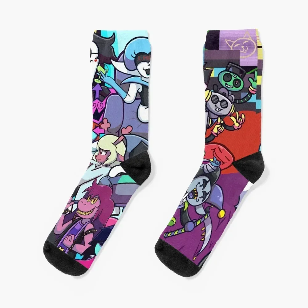 Deltarune Chapter 2 Socks luxury christmas gift happy Designer Man Socks Women's