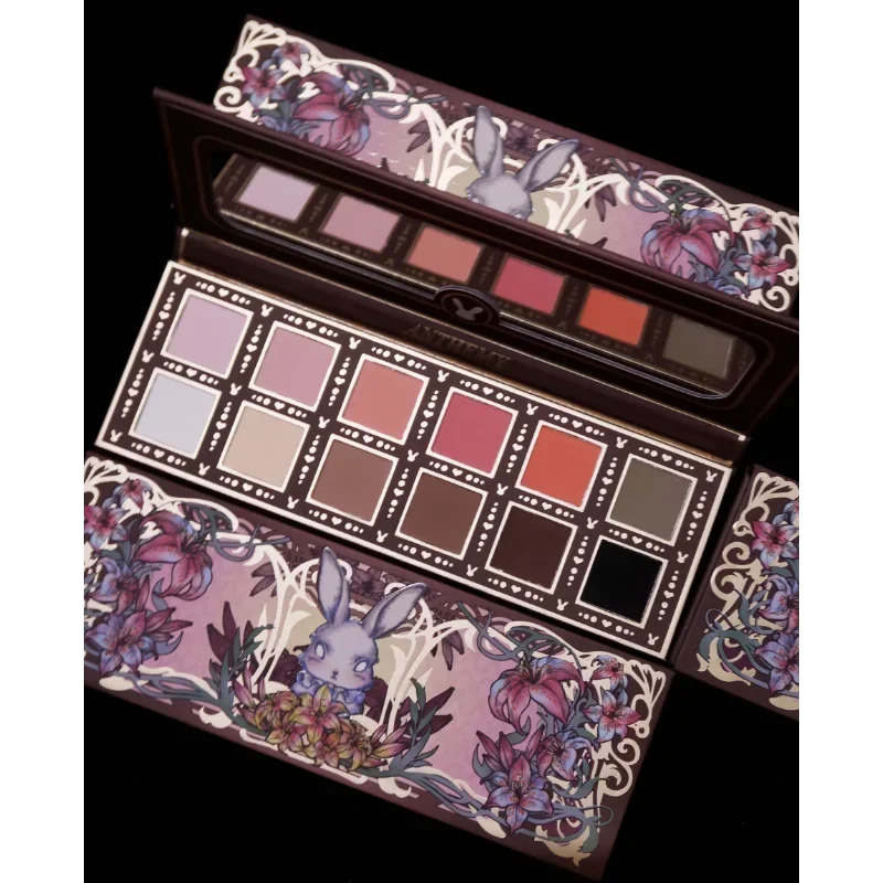 Anthemy Backlight Butterfly 12-Color All Matte Eye Shadow Palette Long-Lasting Eye Shadow Palette Waterproof Makeup Cosmetics