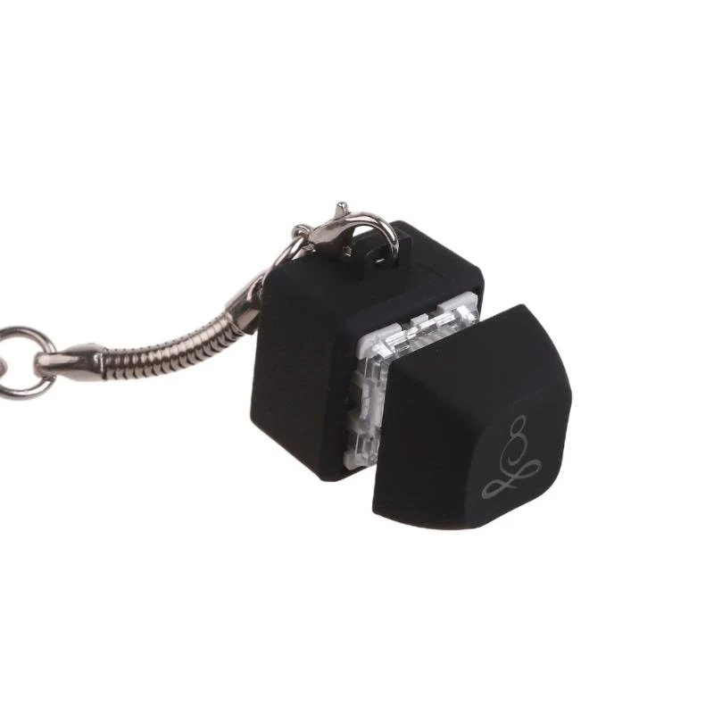 Q5WA 1PC RGB LED Mechanischer Tastaturschalter Keychain Leuchten Sie die Backbeleuchtung Tastatur -Tastatur -Test
