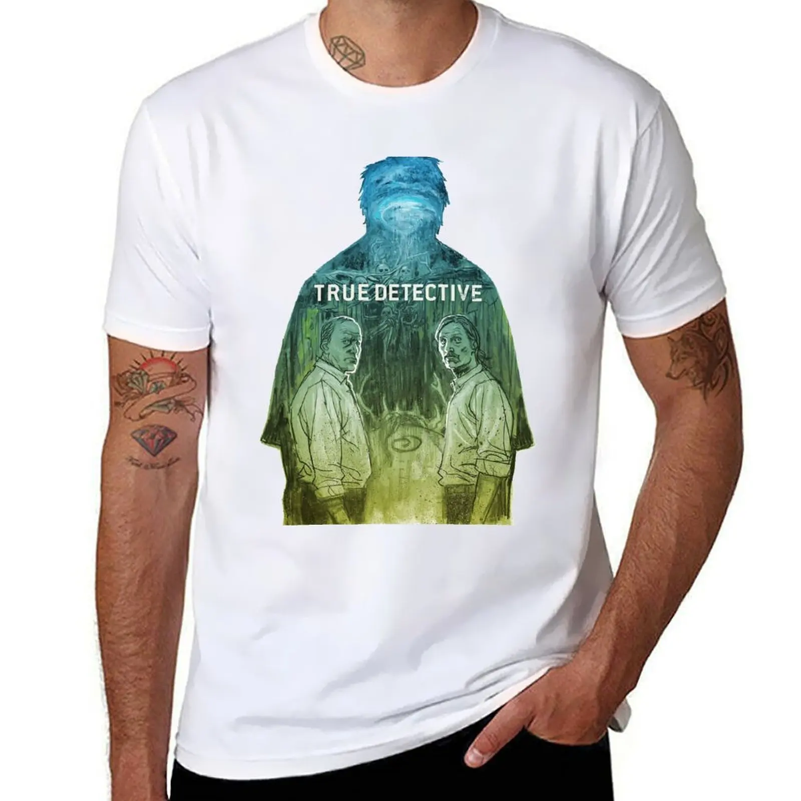 

True Detective T-Shirt man t shirt summer men t shirt cotton 100% T-Shirt