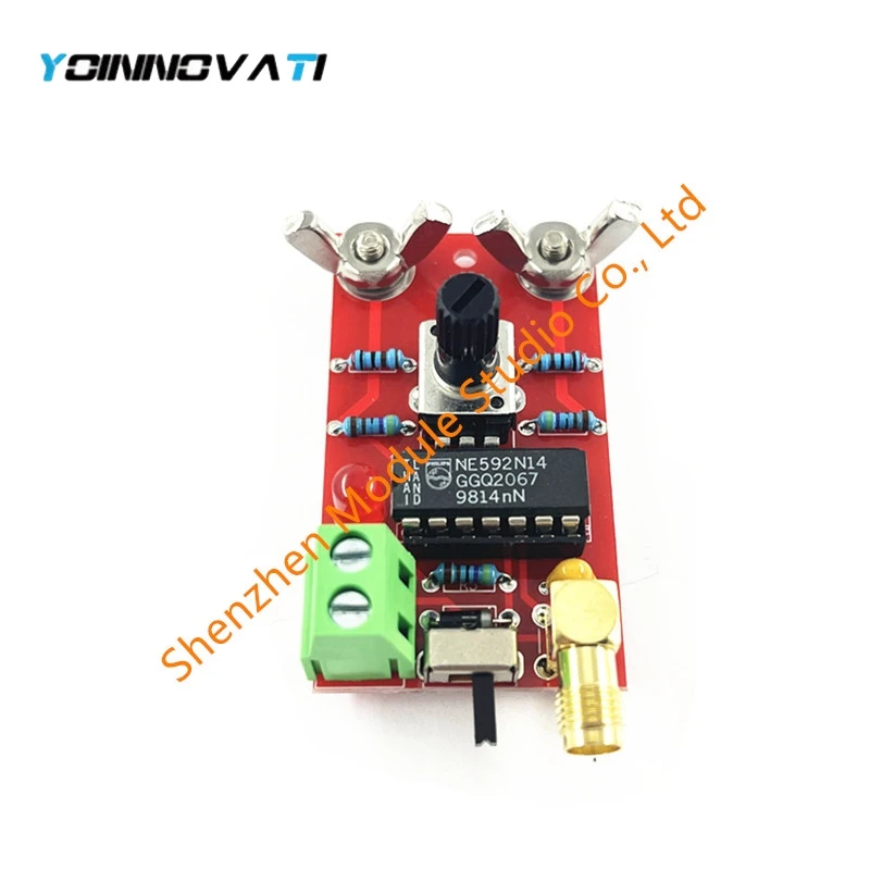 1pcs Magnetic Loop Antenna Module Active HA SDR Short Medium Wave Radio Low Noise Adjustable Gain Loop Antenna