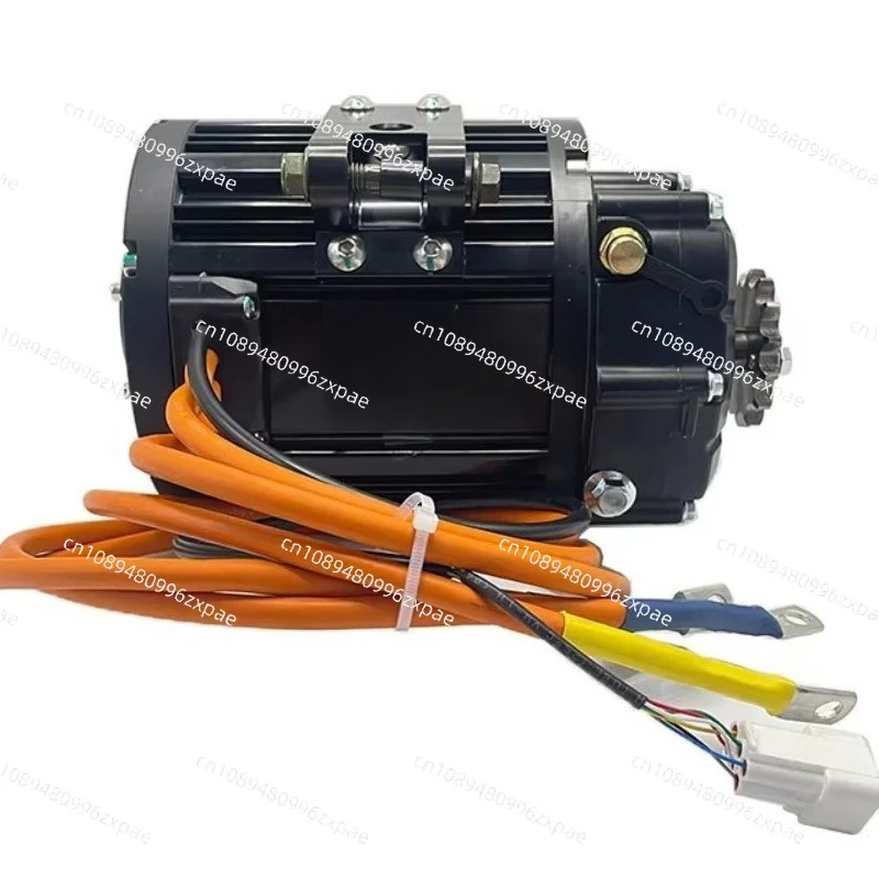 Brushless Permanent Magnet Mid Drive Motor 4000W Rated Peak 12000W High Power E Motorcycle Driving Motor