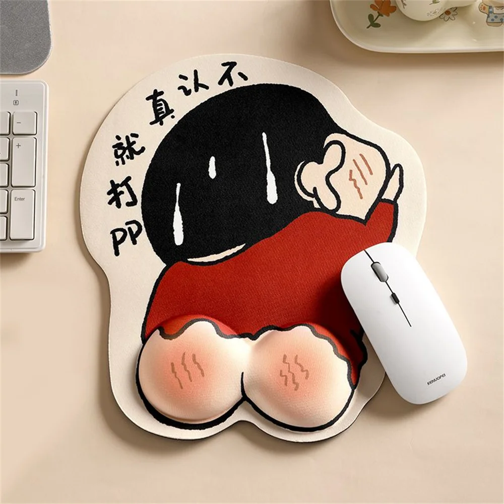 Kawaii Crayon new keyboard mouse pad office computer desk pad student mouse pad Crayon Shin-chan wrist protection gift pack