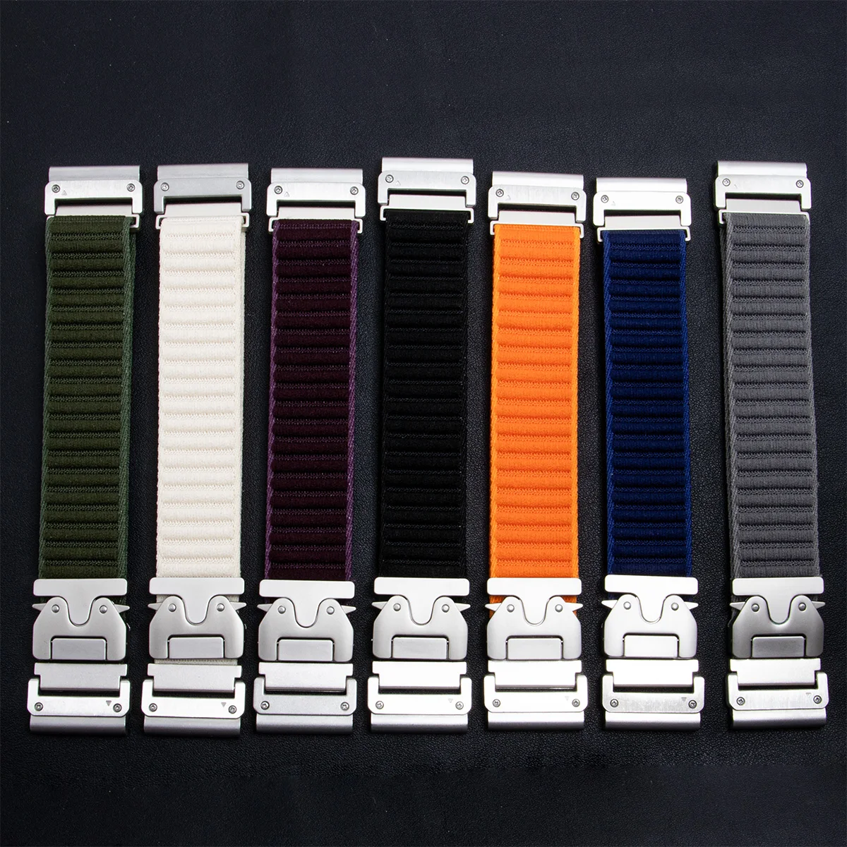 26 مللي متر النايلون حلقة حزام ل Garmin Fenix E 8 47 مللي متر 7 7X Pro/6X 6XPro/Enduro 3 2/Epix Pro Gen 2 51 مللي متر Quickfit سوار الرياضة الفرقة