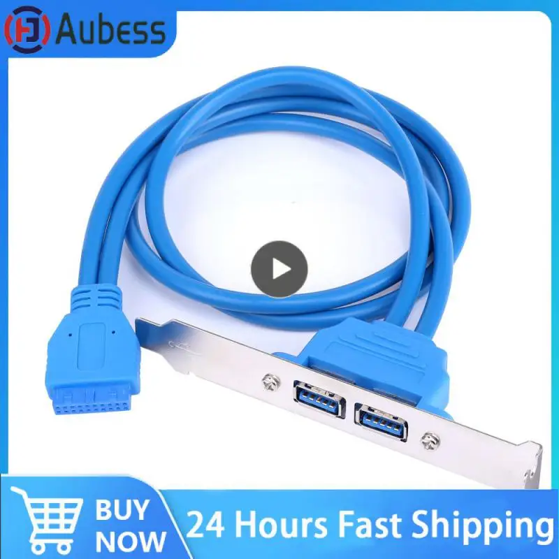 Rear Chassis Baffle Cable New Double Usb3.0 5gbps High-speed 20pin Oxidation Resistance Usb3.0 20p-2af Baffle Line Baffle Cable