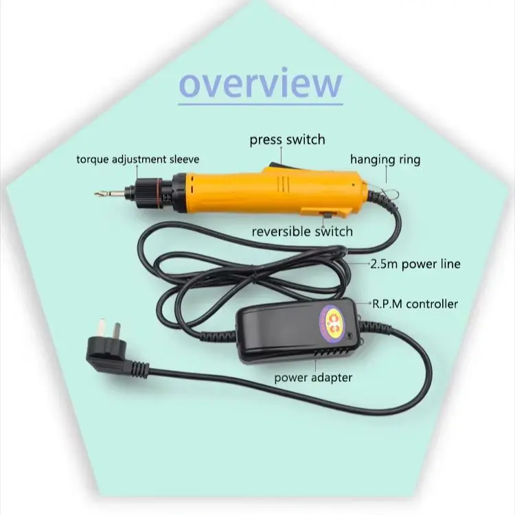 Electric Screwdriver Brushless Motor Semi/Full Auto 220V Speed Adjustable Frequency Converter Constant Current Power Supply