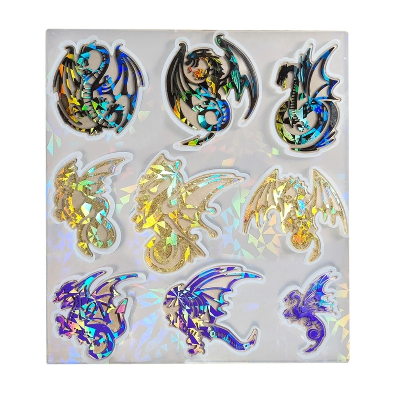 Versatile Dragon Pendant Silicone Mold for DIY Jewelry Crafts Epoxy Resin Moulds for Crafting Dragon Casting Moulds