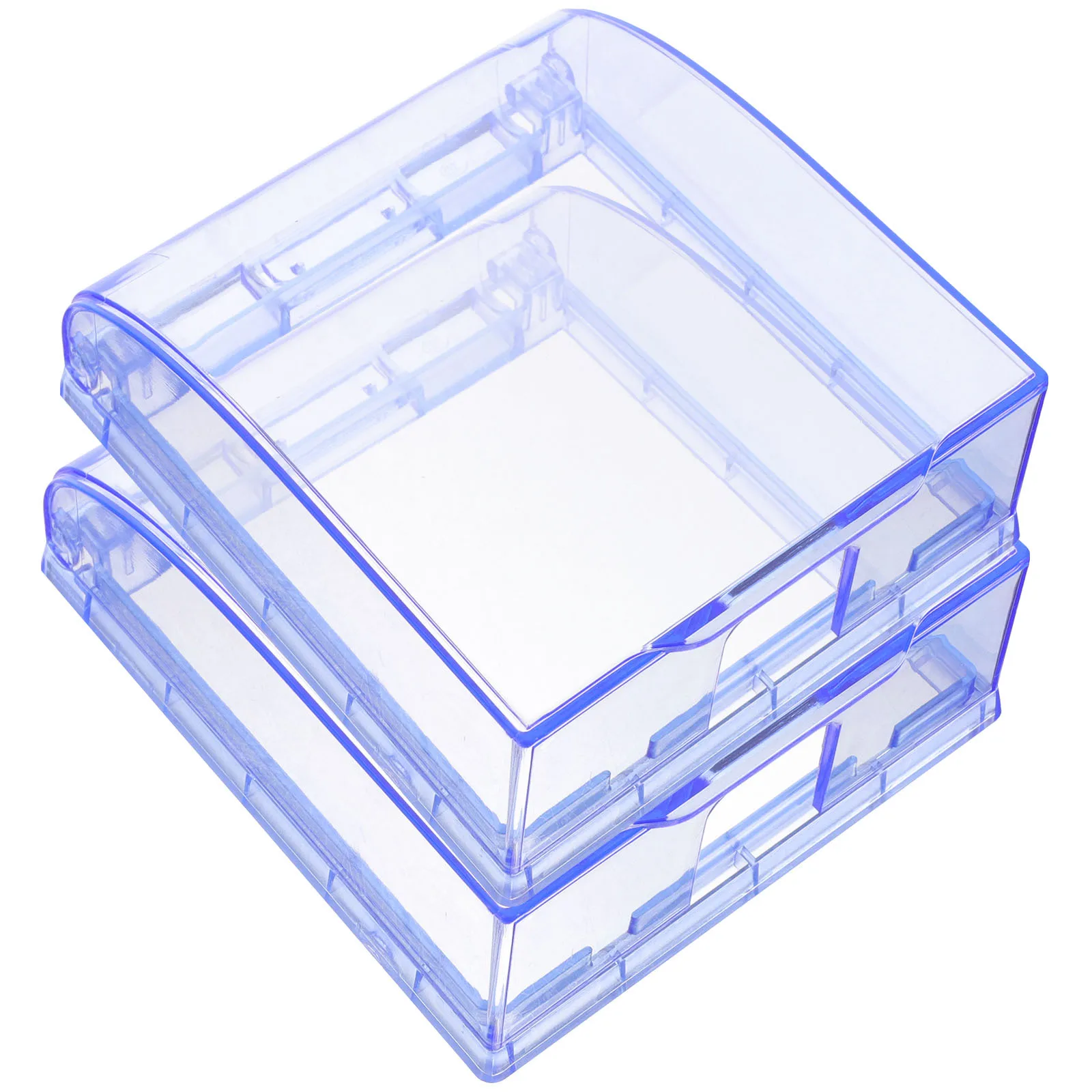 

2pcs Blue Bathroom Kitchen Waterproof Socket Cover Anti Splash Outlet Protector Plug Concealer Electric Shock Proof Wall Plate