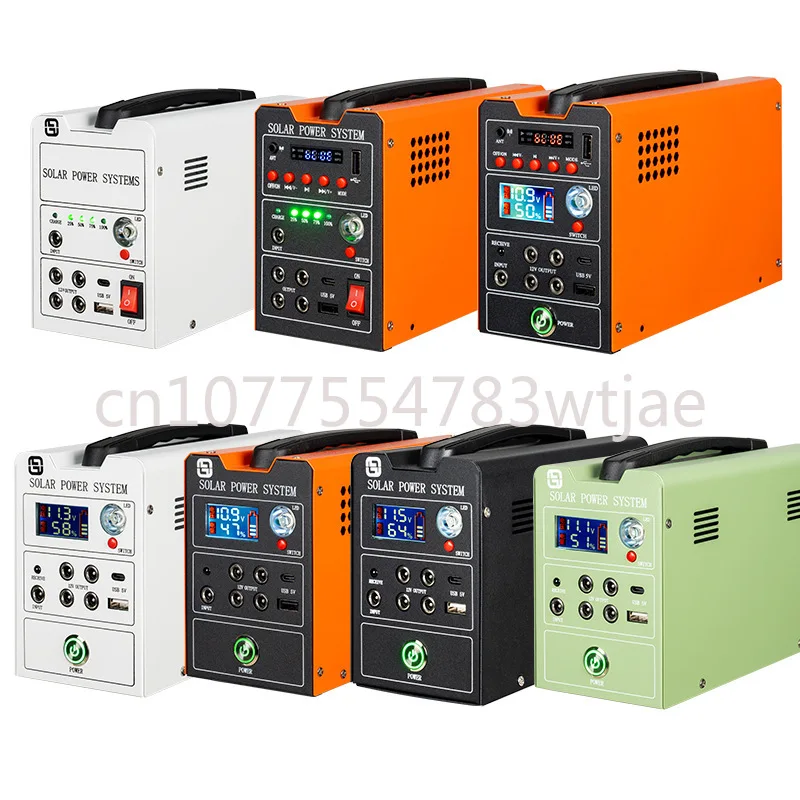 Emergency power supply for solar power generation system, portable energy storage power supply, household charging lighting