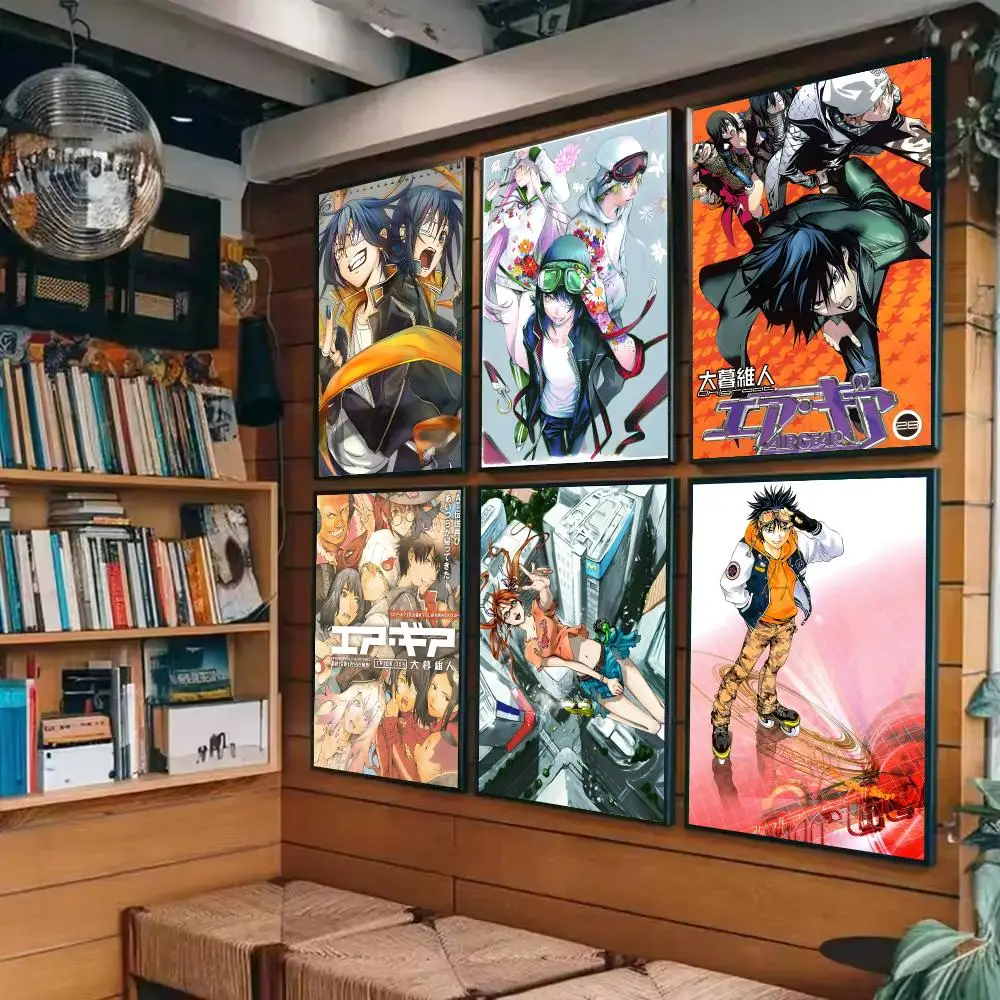 Air Gear Poster Sticky Painting Prints Wall Art Waterproof Home Living Bed Room Bar Cafe Aesthetic Decor