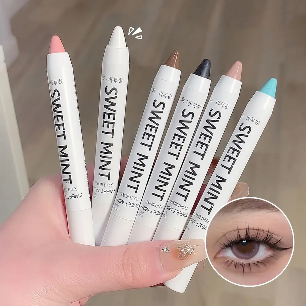 Eyeliner Longa Duração Impermeável HighlighterCorner Brightening PearlHigh brilho EvelinerWaterproof GlitterEveshadow Stick