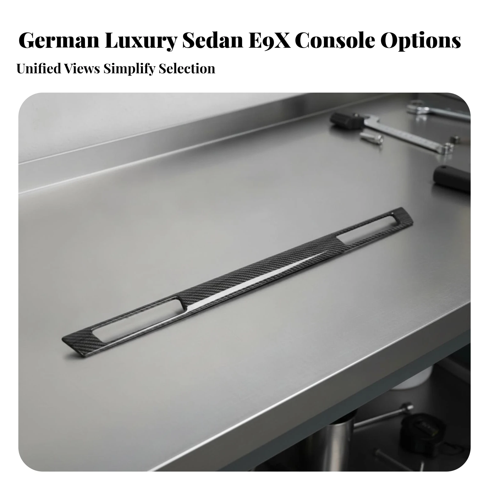 Cup Holder Panel Trim Scratch-Resistant Cup Holder Trim Strip Safeguarding Smooth for German Luxury Auto Owners