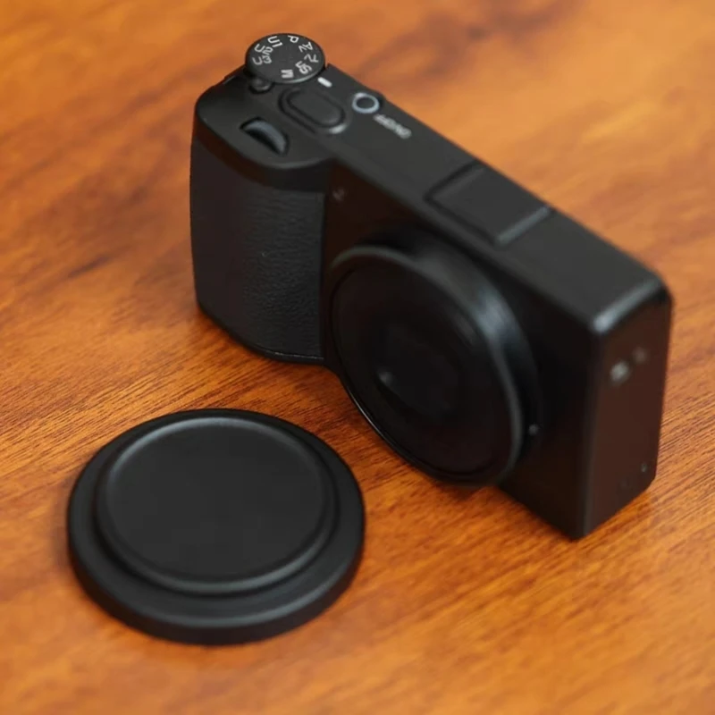 Q6PA Daily Carry Camera Lens Cap for GR4, Lens Cover for Bag Storage, Easy On-Off Use, Travel Carry, Walkaround Photos, and