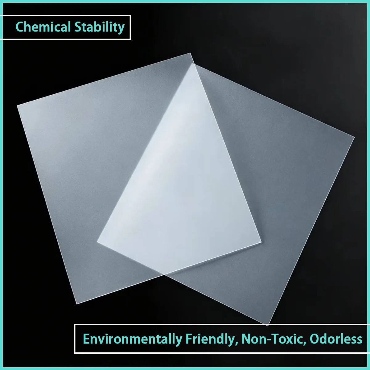 0.3-2mm thick frosted semi transparent PP plastic board for decoration, partition, packaging, tooling, etc