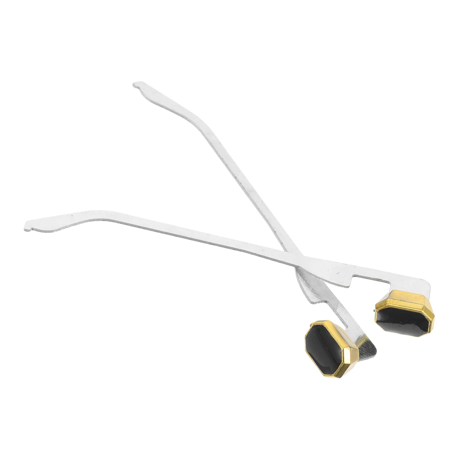 

2pcs Umbrella Switch Bow Button Metal Parts Repair DIY Bows Open Snap Push Handle Accessories Lightweight Portable