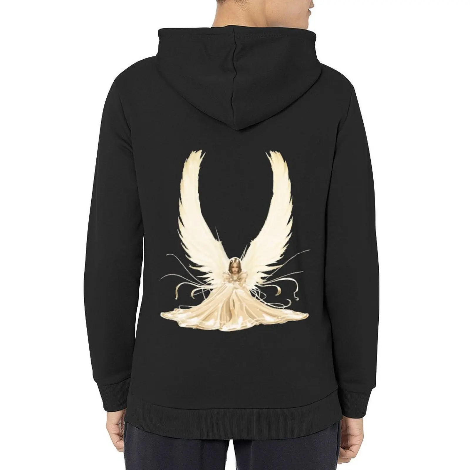 

A Golden Angel Hoodie autumn jacket men mens clothes anime clothing korean autumn clothes tracksuit