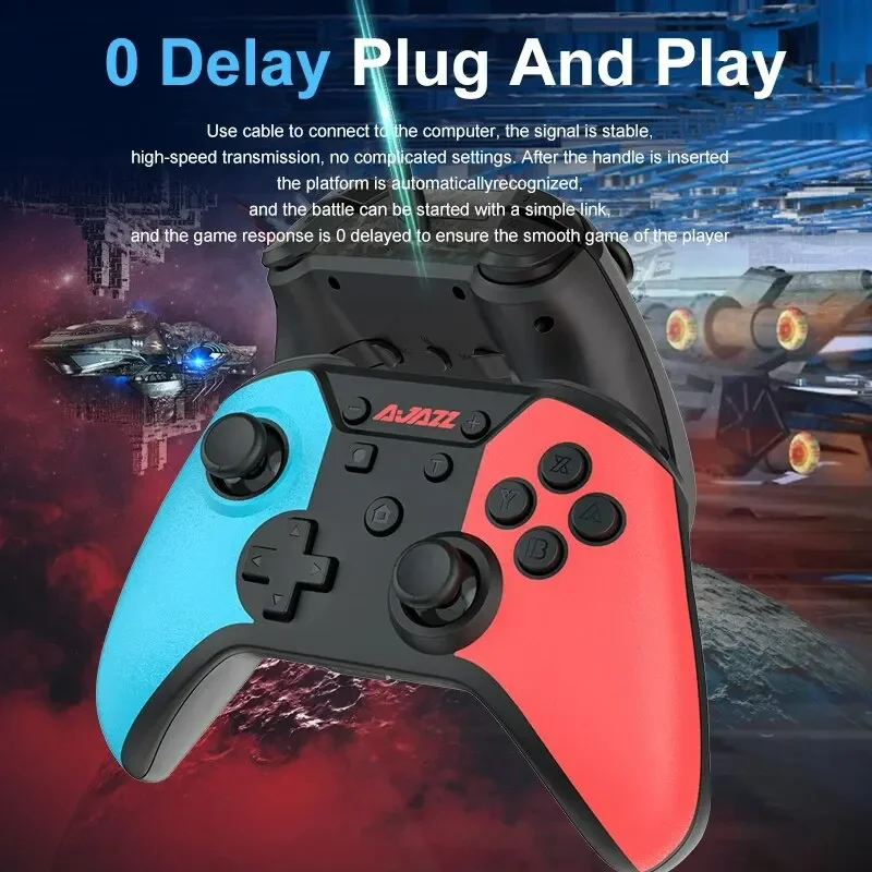 

AJAZZ AG180 PRO Switch Game Controller Wired Wireless Dual ModeFor PC Joystick For IOS/Android