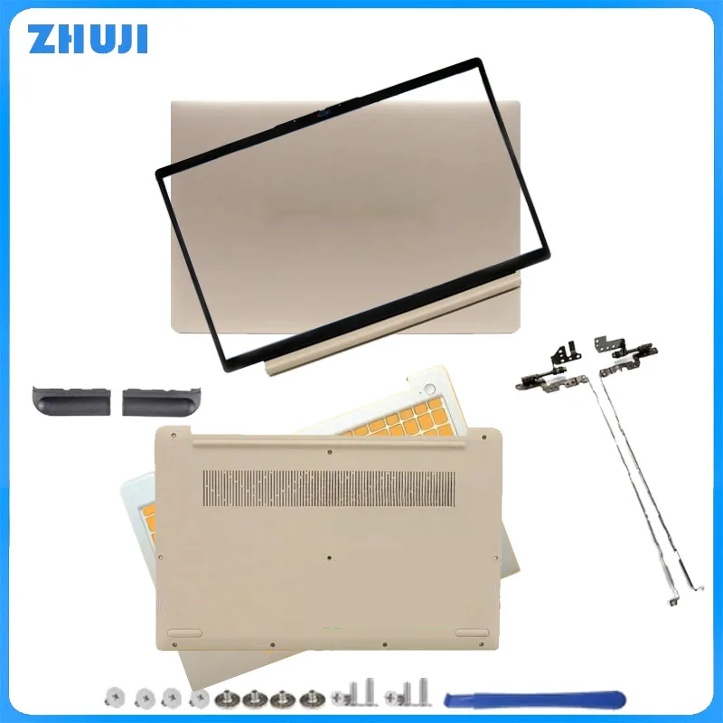 For IdeaPad 3 15ALC6 15ITL6 15ADA6 2021 New Laptop LCD Back Cover Front Bezel Palmrest Bottom Case Hinges gold