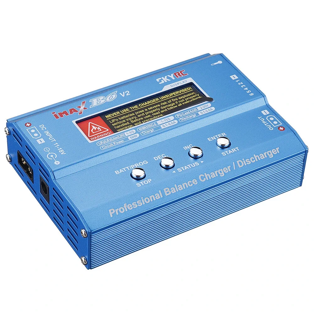 skyrc-imax-b6-v2-60w-6a-dc-25-mm-xt60-scaricatore-caricabatteria-bilanciato-batteria-a-doppio-ingresso-con-xt60