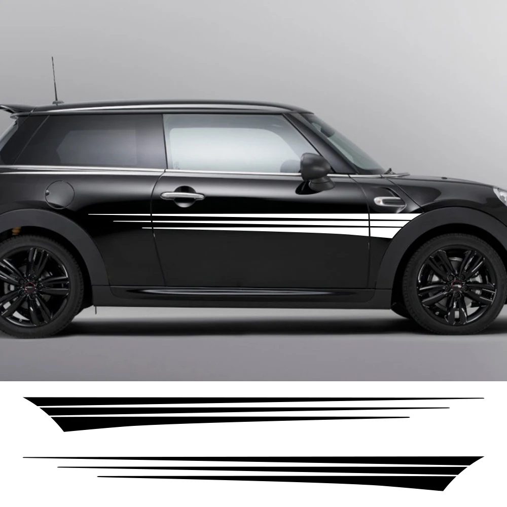 Car Door Side Stickers For Mini Cooper F60 R50 R56 f56 R55 R53 Waterproof Vinyl Film Decoration Car Exterior Accessories