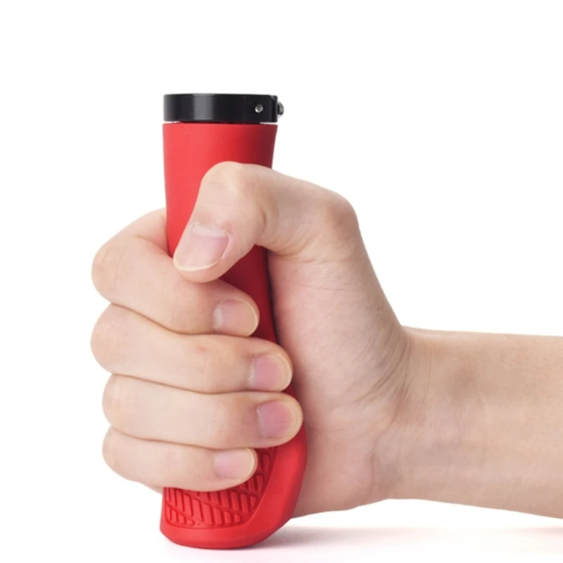 

Single Locks on Bicycles Handlebar Grip with Aluminium Locks Cycling Handle Grip