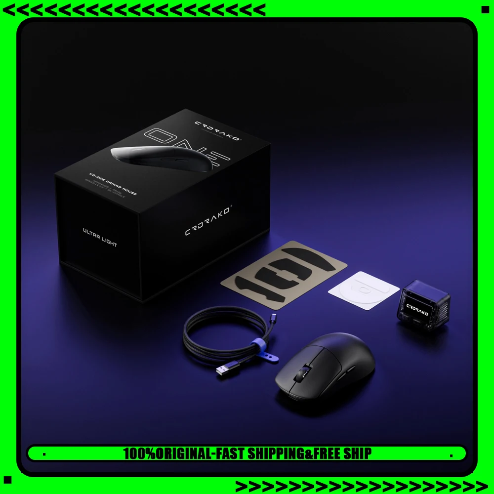 CRDRAKO KO-ONE 8K Wireless Gaming Mouse 35g Ultra Lightweight HUANO Custom Switches 54H20 Flagship Chip For FPS Valorant Gamers