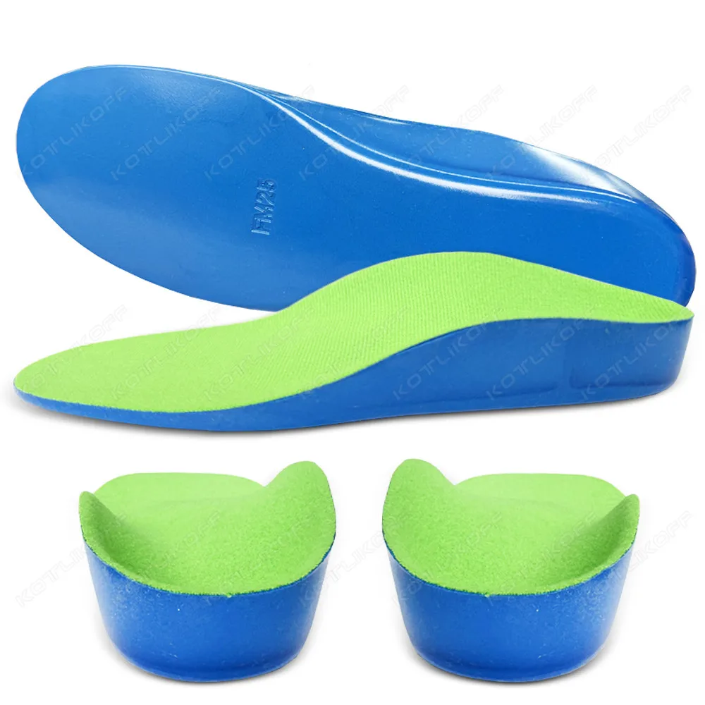 Kids Children's Orthopedic Pad Insoles For Feet Flat Foot Arch Support Orthotic Shoes Sole Correction Relieve O/X Legs Insoles