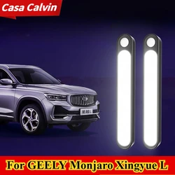 For GEELY Monjaro KX11 Xingyue L Car Trunk Sensor Light Floor Trunk Hood USB Rechargeable Auto Induction Light Interior Supplies
