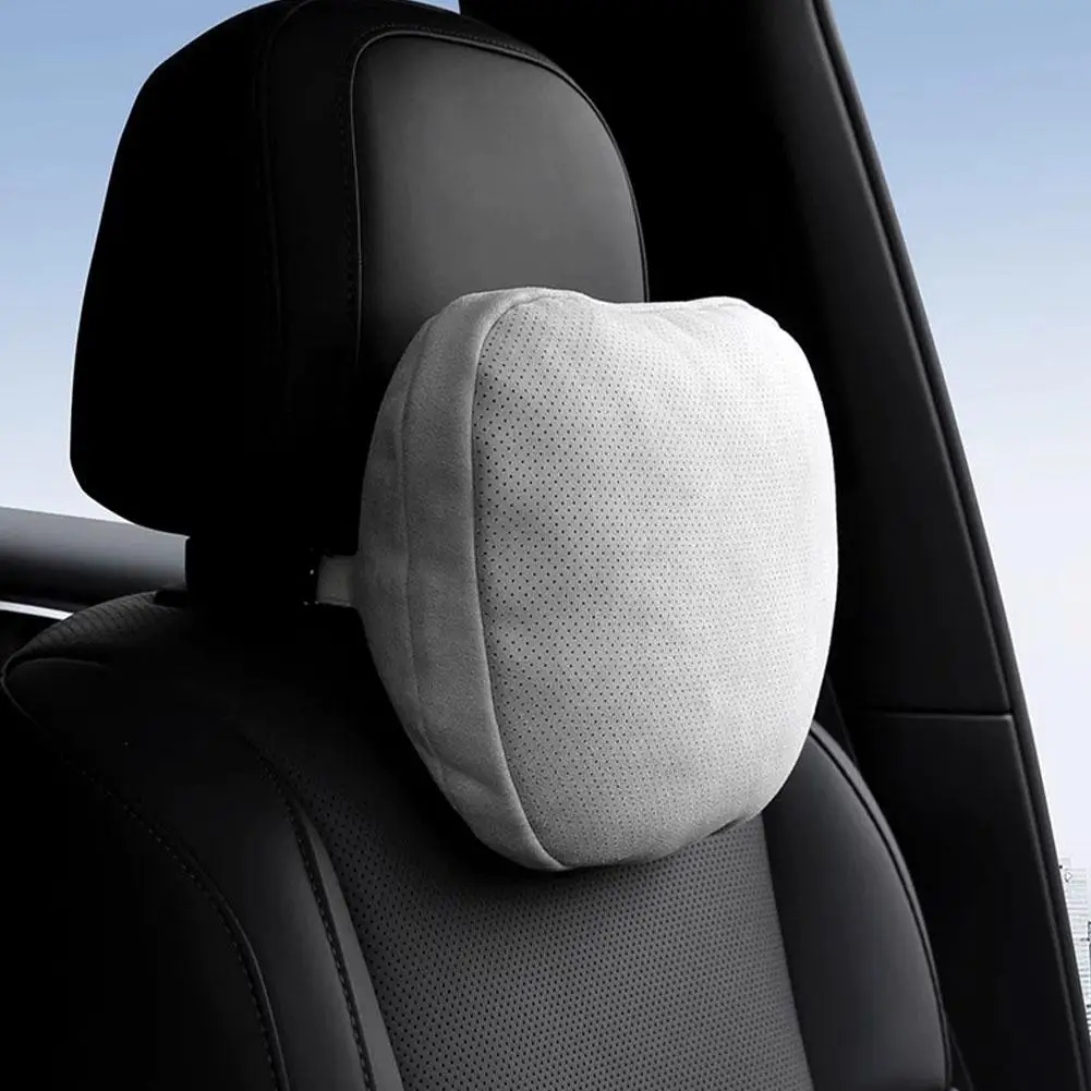 Kopfstütze, universell verstellbar, Auto-Nackenkissen, Lendenwirbelstützkissen, weicher Memory-Schaum für S-Klasse, Limousine, SUV, Fahrzeugkomfort – Detail 4