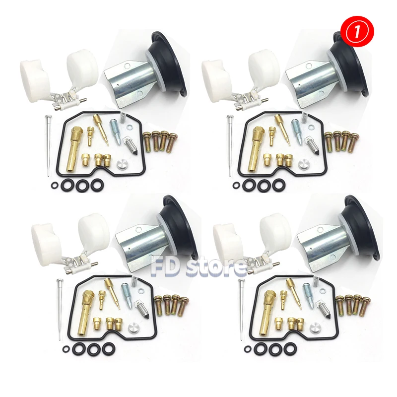 

Ремкомплект карбюратора 4X для мотоциклов Kawasaki GTR1000 ZG1000-A 1996-2006, плавающий поршень, диафрагма