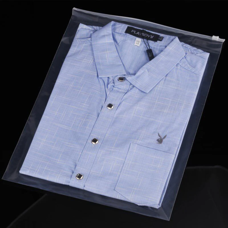 TETP Transparent PE Zipper Bags Travel T-shirt Coat Book Shoes Dustproof Storage Protable Home Plush Toy Packaging Wholesale