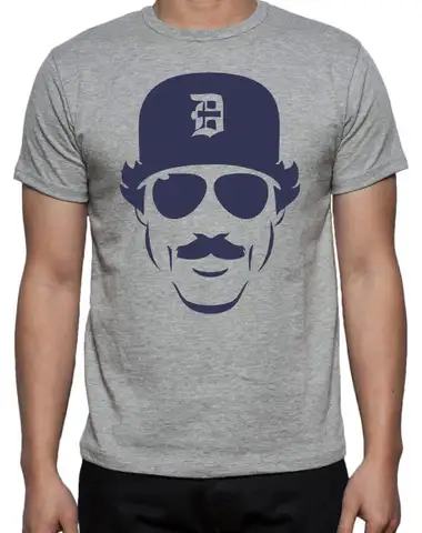 Magnum PI Stencil 80's TV Show Costume Party Hawaii Retro T-Shirt 100% Cotton O-Neck Short Sleeve Casual Mens T-shirt Size S-3XL