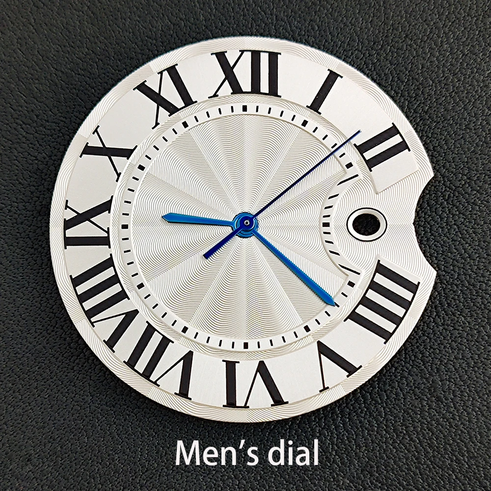 قرص ميوتا 8215 ومينا NH05 روماني بدون قرص ضوء ليلي بالون أزرق للزوجين إكسسوارات ساعات الزوجين للرجال والنساء