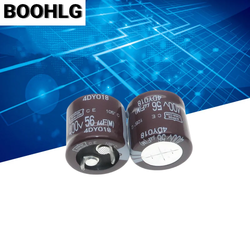 

2PCS 100% original 56UF 400V black diamond electrolytic capacitor 400V 56UF 22X20 105 degrees