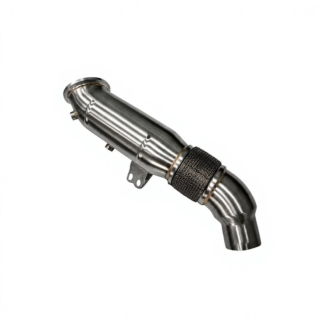 For BMW F30 340i B58 Downpipe 2016-2019 5 Inch Stainless Steel Exhaust Pipe