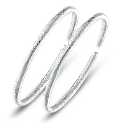 925 Sterling Silver Boho Bangles For Women Fashion 2022 Luxury Designer Jewelry Accessories Wholesale GaaBou