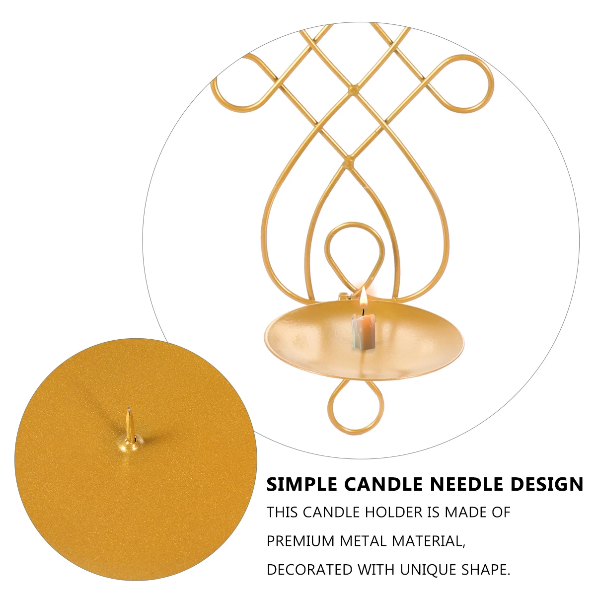 

1pc Iron C Holder Metal C Hanging Pendant European Style Home Decor Christmas Wedding