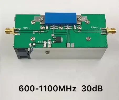 

1pc RF Power Amplifier 600-1100MHz Gain=30dB, Pout=8W