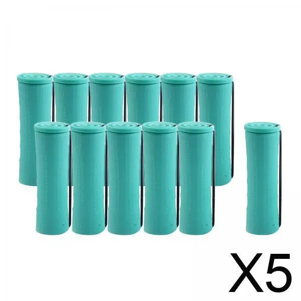 

Professional Hair Styling Curlers Cold Wave Perm Rods Rubber Band Secured Heatless Curling Tool for Salon and Household Use