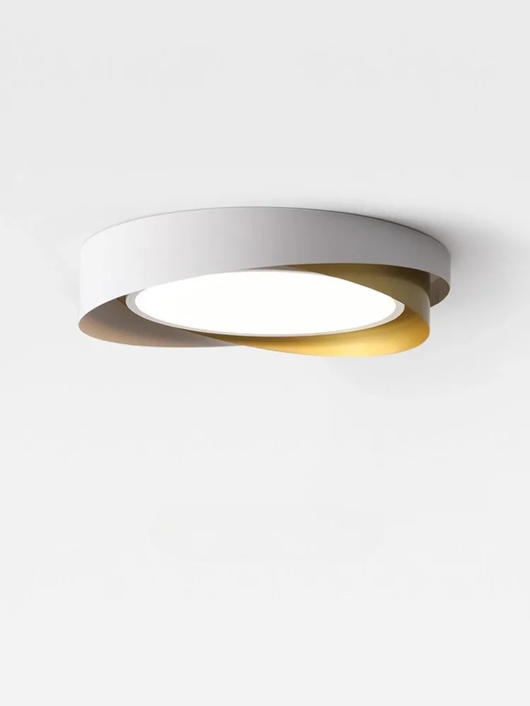 Minimalist Nordic Modern LED Ceiling Light Full-Spectrum Eye Caring with remote control for Bedroom Living Room Study