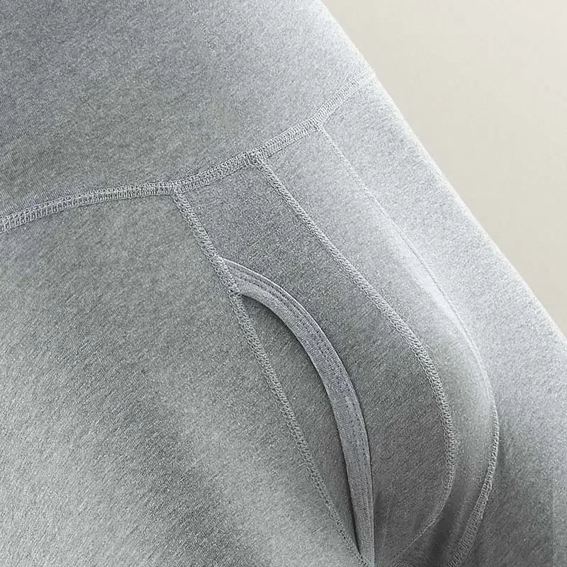 ملابس داخلية للرجال من القطن عالي الخصر للبطن مقاس كبير ومطول ومضاد للارتداء بالإضافة إلى شورتات الملاكم الرياضية الدافئة الدهون